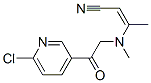 3-[[6-氯-3-甲基吡啶]甲基氨基]-2-丁腈结构式_135411-13-1结构式