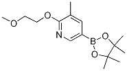 2-(2-Methoxyethoxy)-3-methyl-5-(4,4,5,5-tetramethyl-1,3,2-dioxaborolan-2-yl)pyridine Structure,1354712-71-2Structure