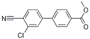 Methyl3-chloro-4-cyano-[1,1-biphenyl]-4-carboxylate Structure,1355247-89-0Structure