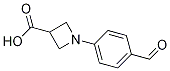 1-(4-Formylphenyl)azetidine-3-carboxylicacid Structure,1355248-05-3Structure