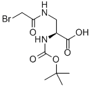 N-α-Boc-N-β-bromoacetyl-L-2,3-diaminopropionic acid6 Structure,135630-90-9Structure