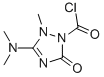 1H-1,2,4-triazole-1-carbonyl chloride, 3-(dimethylamino)-2,5-dihydro-2-methyl-5-oxo- (9ci) Structure,135633-83-9Structure