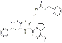 N-benzyloxycarbonyl (s)-lisinopril-d5 ethyl methyl diester Structure,1356383-20-4Structure