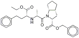 [2R,3aR,6aR]-1-[(2(R)-2-[[(1R)-1-乙氧基碳二甲基苯基)-3-苯基丙基]氨基]-1-氧代丙基]八氢环戊烯并[6]吡咯-2-羧酸,苄酯结构式_1356847-95-4结构式