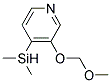 Pyridine, 4-(dimethylsilyl)-3-(methoxymethoxy)-(9ci) Structure,135736-69-5Structure