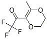 Ethanone, 1-(5,6-dihydro-3-methyl-1,4-dioxin-2-yl)-2,2,2-trifluoro-(9ci) Structure,135813-43-3Structure