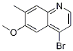 Quinoline,4-bromo-6-methoxy-7-methyl- Structure,1359703-75-5Structure