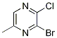 3-Bromo-2-chloro-5-methylpyrzine Structure,1359828-82-2Structure