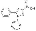 1,5-Diphenyl-1h-pyrazole-3-carboxylic acid Structure,13599-22-9Structure