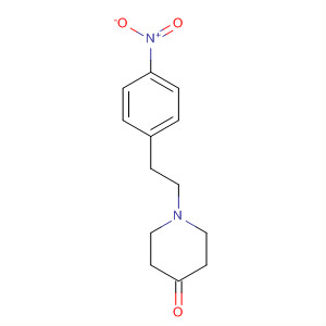 1-[2-(4-Nitrophenyl)ethyl]-4-piperidinone Structure,136081-85-1Structure