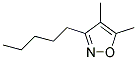 Isoxazole, 4,5-dimethyl-3-pentyl-(9ci) Structure,136150-26-0Structure