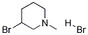 3-Bromo-1-methylpiperidine hydrobromide Structure,13617-02-2Structure