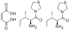 (3N-[(2s,3s)-2-氨基-3-甲基戊酰基]-1,3-噻唑烷)半富马酸结构式_136259-20-6结构式