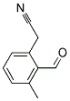 Benzeneacetonitrile, 2-formyl-3-methyl-(9ci) Structure,136262-99-2Structure