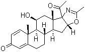 (11B,16b)-11-hydroxy-2’-methyl-5’-h-pregna-1,4-dieno[17,16]oxazole-3,20-dione (d8) Structure,13649-88-2Structure