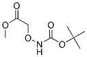 Acetic acid, [[[(1,1-dimethylethoxy)carbonyl]amino]oxy]-, methyl ester (9ci) Structure,136499-22-4Structure