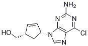 (1S,4r)-4-(2-amino-6-chloro-9h-purin-9-yl)-2-cyclopentene-1-methanol Structure,136522-33-3Structure