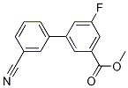 Methyl3-cyano-5-fluoro-[1,1-biphenyl]-3-carboxylate Structure,1365272-83-8Structure