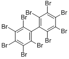 Decabromobiphenyl Structure,13654-09-6Structure