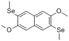 2,6-Dimethoxy-3,7-bis(methylseleno)-naphthalene Structure,136559-37-0Structure