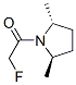 (2R-反式)- (9CI)-1-(氟乙酰基)-2,5-二甲基吡咯烷结构式_136634-11-2结构式