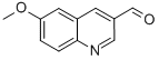 6-Methoxyquinoline-3-carboxaldehyde Structure,13669-60-8Structure