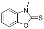 3-Methyl-1,3-benzoxazole-2(3H)-thione Structure,13673-63-7Structure