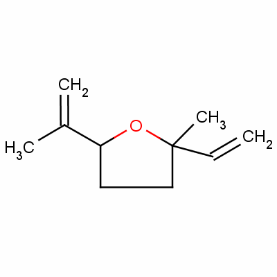 Furan, 2-ethenyltetrahydro-2-methyl-5-(1-methylethenyl)- Structure,13679-86-2Structure