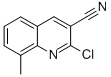 2-Chloro-8-methylquinoline-3-carbonitrile Structure,136812-21-0Structure