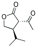 2(3H)-furanone, 3-acetyldihydro-4-(1-methylethyl)-, trans-(9ci) Structure,136814-07-8Structure