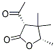 2(3H)-furanone, 3-acetyldihydro-4,4,5-trimethyl-, cis-(9ci) Structure,136829-86-2Structure