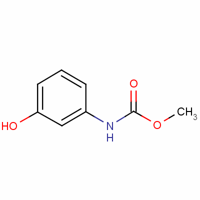 Methyl (3-hydroxyphenyl)carbamate Structure,13683-89-1Structure