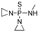 P,P-二(1-氮丙啶基)-N-甲基-硫代膦酰胺结构式_13687-09-7结构式