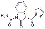 1H-pyrrolo[3,2-c]pyridine-1-carboxamide, 2,3-dihydro-2-oxo-3-(2-thienylcarbonyl)- Structure,136887-96-2Structure