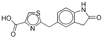 2-[(2,3-Dihydro-2-oxo-1h-indol-5-yl)methyl]-4-thiazolecarboxylic acid Structure,1368872-95-0Structure