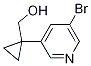 (1-(5-Bromopyridin-3-yl)cyclopropyl)methanol Structure,1369503-74-1Structure