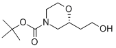 (R)-2-(2-羟乙基)-4-吗啉羧酸叔丁酯结构式_136992-21-7结构式