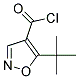 4-Isoxazolecarbonyl chloride, 5-(1,1-dimethylethyl)-(9ci) Structure,136995-27-2Structure