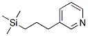 Pyridine, 3-[3-(trimethylsilyl)propyl]-(9ci) Structure,137017-73-3Structure
