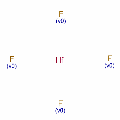 Hafnium tetrafluoride Structure,13709-52-9Structure