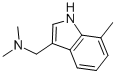 N,n-dimethyl-1-(7-methyl-1h-indol-3-yl)methanamine Structure,13712-78-2Structure