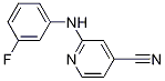 2-(3-Fluorophenylamino)isonicotinonitrile Structure,137225-10-6Structure