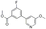 Methyl3-fluoro-5-(5-methoxypyridin-3-yl)benzoate Structure,1373232-83-7Structure