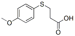 3-[(4-Methoxyphenyl)thio]propanoic acid Structure,13739-36-1Structure