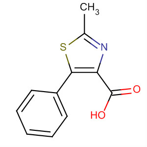 2-Methyl-5-phenyl-thiazole-4-carboxylic acid Structure,13743-09-4Structure