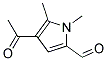 (9ci)-4-乙酰基-1,5-二甲基-1H-吡咯-2-羧醛结构式_137854-34-3结构式