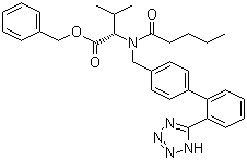 (S)-benzyl 2-(n-((2’-(1h-tetrazol-5-yl)-[1,1’-biphenyl]-4-yl)methyl)pentanamido)-3-methylbutanoate Structure,137863-20-8Structure