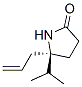 (r)-(9ci)-5-(1-甲基乙基)-5-(2-丙烯基)-2-吡咯烷酮结构式_137869-77-3结构式