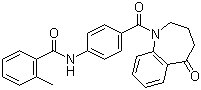 2-Methyl-n-[4-[(2,3,4,5-tetrahydro-5-oxo-1h-1-benzazepin-1-yl)carbonyl]phenyl]benzamide Structure,137976-61-5Structure