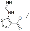 3-Thiophenecarboxylicacid,2-[(iminomethyl)amino]-,ethylester(9ci) Structure,138055-87-5Structure